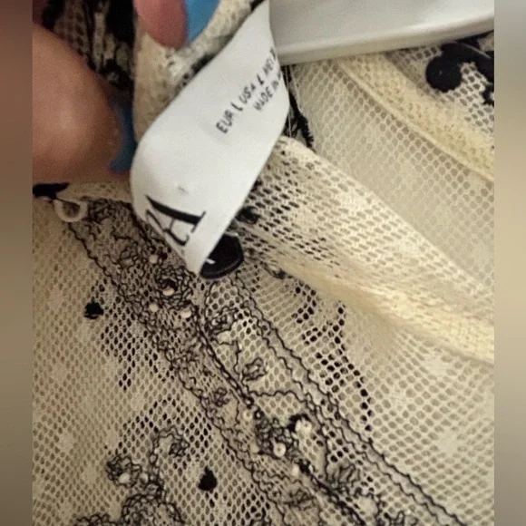 Zara mesh romantic dress - Picture 7 of 9